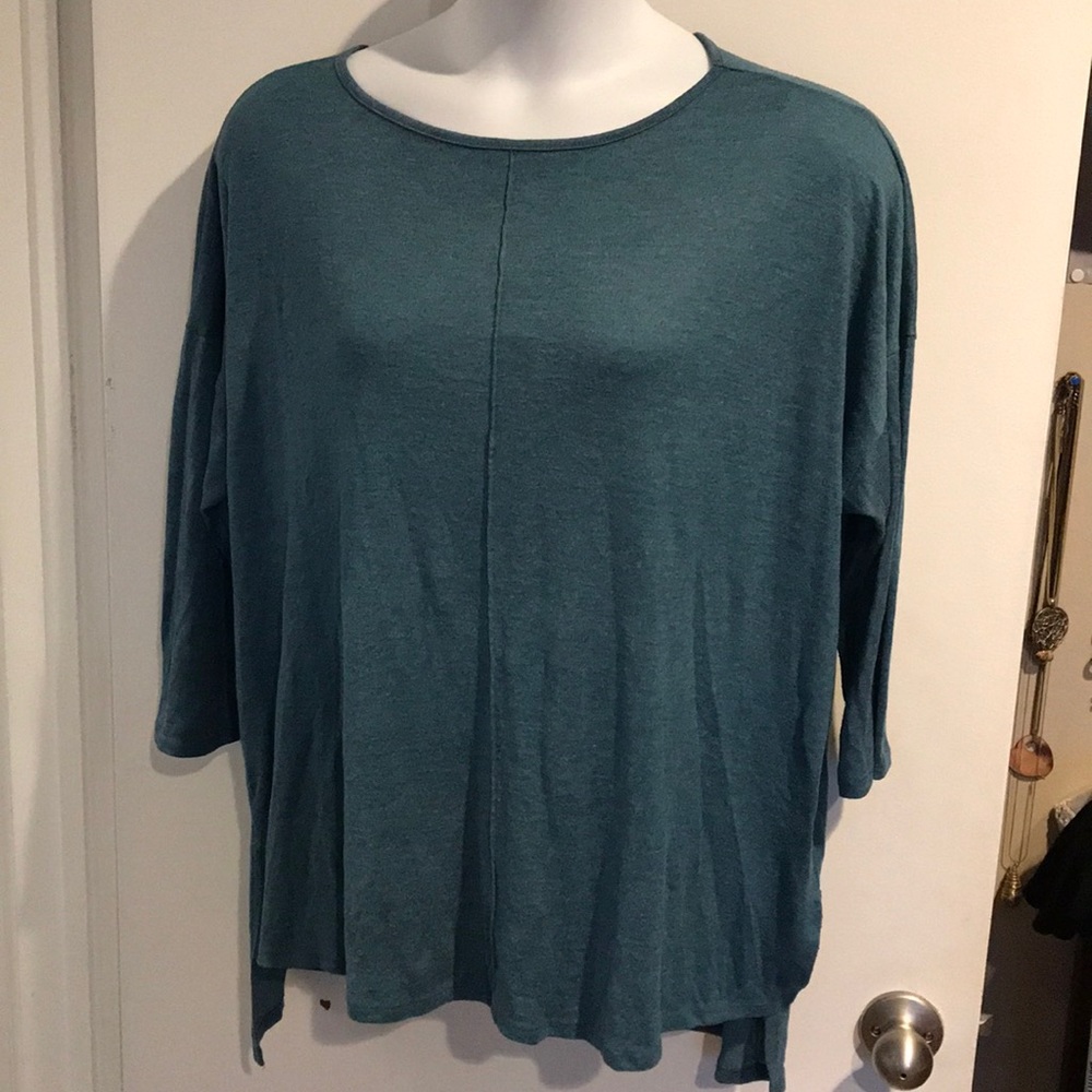 Teal tunic sweater